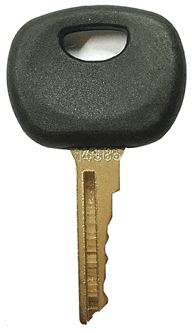 Bomag Roller and Compaction Equipment Ignition Key with Dust Skirt 14707 - SKU: 14685