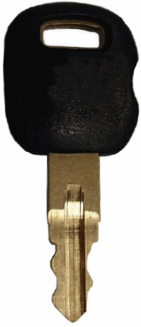 Caterpillar Heavy Equipment Ignition Key 5P8500 (Old Style) - SKU: 5P8500 v1