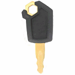 Caterpillar Heavy Equipment Ignition Key 5P8500 (New Style) - SKU: 5P8500 v2