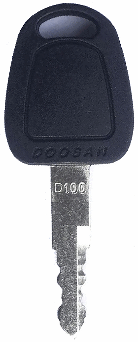 Doosan Daewoo Ignition Key 2172-6017 - D100 - SKU: D100