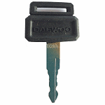 Doosan Daewoo Excavator & Heavy Equipment Key with Logo - SKU: D200