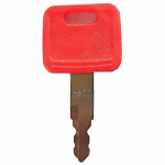 Hitachi John Deere Excavator Ignition Key AT194969 - SKU: H800 RED