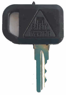 John Deere Gator, Bobcat, Gehl, Multiquip Heavy Equipment Ignition Key AM131841 - SKU: AM131841