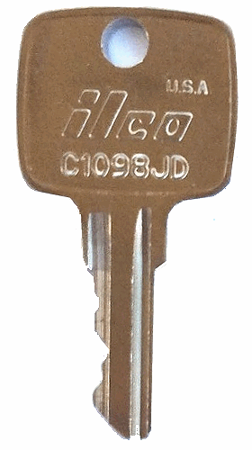 John Deere Heavy Equipment Key - Common & Excavator - Fits Many Models - SKU: JD