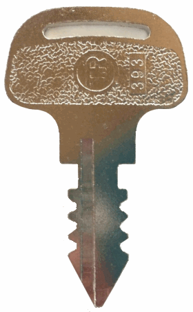 Kubota M Series Tractor Ignition Key - SKU: 18510-63720