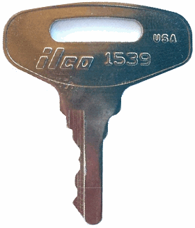 Kubota 66711-55240 KEYS single key OLD STYLE 