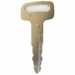 Nissan Forklift Ignition Key KEY00-GB01A - SKU: 1A