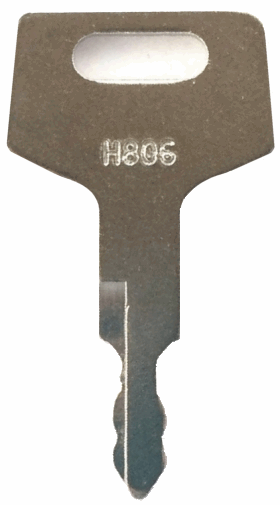 Takeuchi Gehl, Case, New Holland Excavator & Heavy Equipment Key - SKU: H806