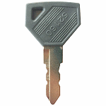 Yanmar Takeuchi Heavy Equipment & Tractor Ignition Key - SKU: 52160