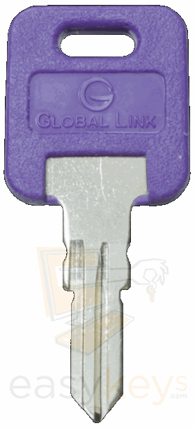 Global Link FIC3-P PURPLE Key Blank