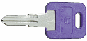 GLOBAL LINK FIC3-P PURPLE KEY BLANK