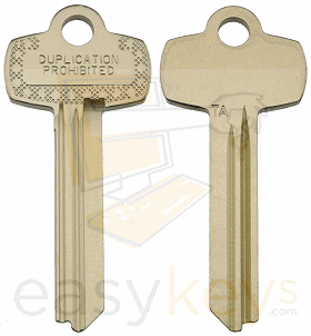 Ilco 1A1TA1 Key Blank