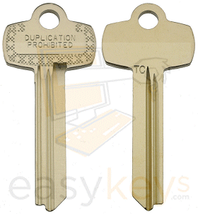 Ilco 1A1TC1 Key Blank