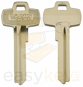 Ilco 1A1WC1 Key Blank