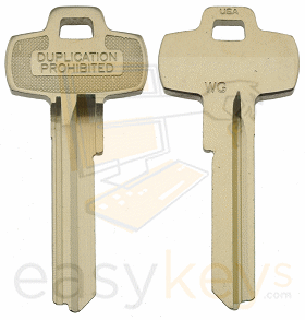 Ilco 1A1WG1 Key Blank