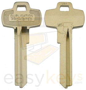 Ilco 1A1WH1 Key Blank