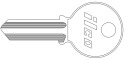 ILCO AK2 KEY BLANK