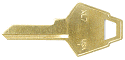 ILCO XL7-BR KEY BLANK