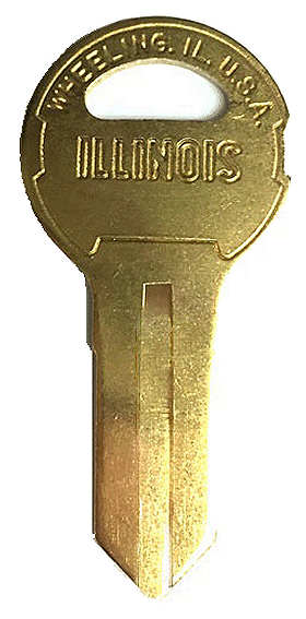 Illinois Lock 115 Key Blank