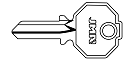 JMA PR-15D KEY BLANK