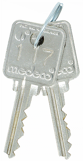 FireKing Medeco 64S File Cabinet Keys by Medeco Key Code - SKU: MEDECO-FK-KEY