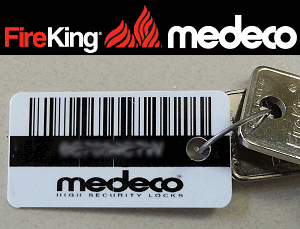 Fire King And Medeco Keys Support