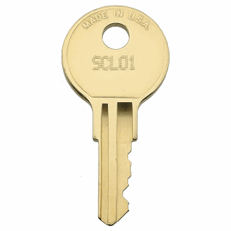 2 Anderson Hickey File Cabinet Office Furniture Keys 1301-1350 Precut Key