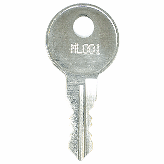ML01-ML050 KEYS 1 Stamped Key For BAUER CENTURY locks Cut to Code Locksmith. 