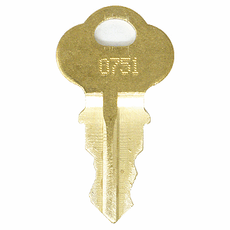 CompX Chicago 0751 - 1000 - 0860 Replacement Key