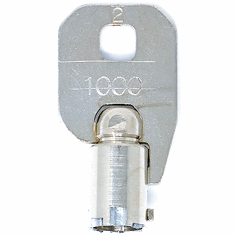 CompX Chicago 1000 - 1100 - 1086 Replacement Key