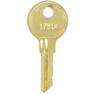 CompX Chicago 1751X - 2000X - 1941X Replacement Key