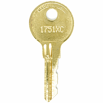 CompX Chicago 1751XC - 2000XC - 1919XC Replacement Key