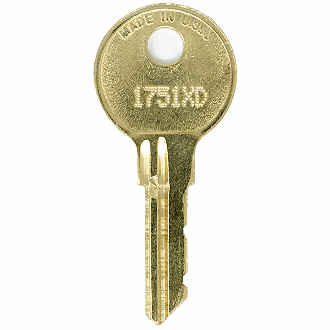 CompX Chicago 1751XD - 2000XD - 1756XD Replacement Key