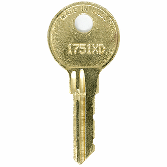 CompX Chicago 1751XD - 2000XD - 1881XD Replacement Key