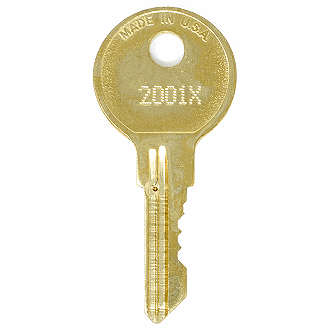 CompX Chicago 2001X - 2250X - 2171X Replacement Key