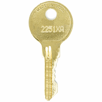 CompX Chicago 2251XA - 2500XA - 2454XA Replacement Key