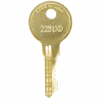 CompX Chicago 2251XD - 2500XD - 2463XD Replacement Key