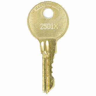 CompX Chicago 2501X - 2750X - 2606X Replacement Key