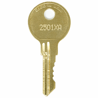 CompX Chicago 2501XA - 2750XA - 2644XA Replacement Key