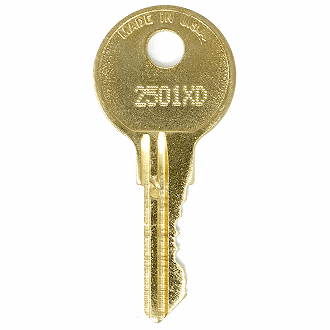 CompX Chicago 2501XD - 2750XD - 2557XD Replacement Key