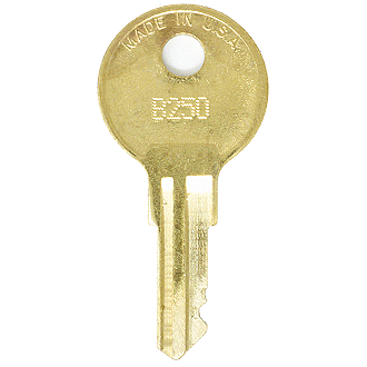 CompX Chicago B250 - B499 - B413 Replacement Key