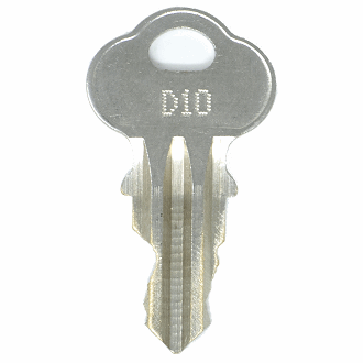 CompX Chicago D10 - D35 - D32 Replacement Key