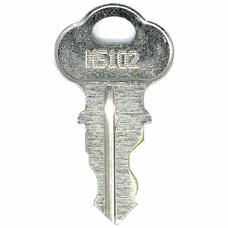 CompX Chicago MS102 - MS150 - MS125 Replacement Key