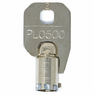 CompX Chicago PL0001 - PL1000 - PL0314 Replacement Key