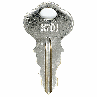 CompX Chicago X701 - X900 - X818 Replacement Key