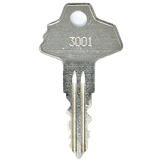 CompX Fort 3001 - 3670 - 3215 Replacement Key