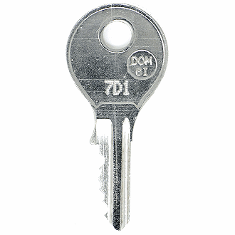 DOM 7D1 - 7D200 - 7D109 Replacement Key
