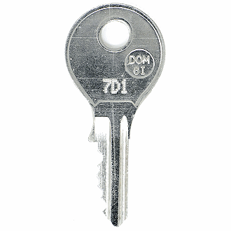 DOM 7D1 - 7D200 - 7D45 Replacement Key