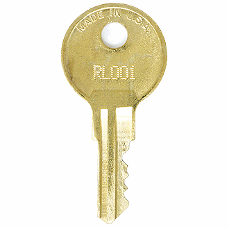 Edsal RL001 - RL100 - RL058 Replacement Key