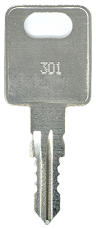 Fastec Industrial 301 - 351 [FIC3 BLANK] - 340 Replacement Key